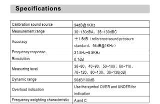 New Noise Sound Level Digital Decibel dB Meter USB  