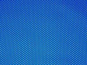 WHITE PIN HEAD DOTS ON ROYAL BLUE~QUILT~QUILTING~COTTON FABRIC  