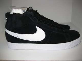 Nike Blazer SB High Black White Leather Suede Premium Limited low dunk 