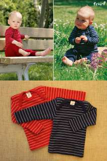 ENGEL merino wool 100% organic baby/ newborn striped T shirt top 