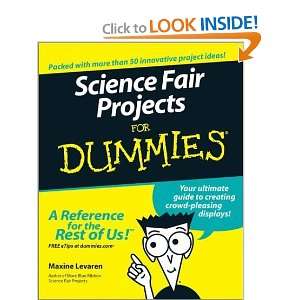  Science Fair Projects For Dummies [Paperback]: Maxine 