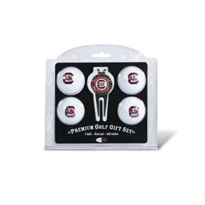   Team Golf NCAA South Carolina   4 Ball   Divot Tool Gift Set: Sports