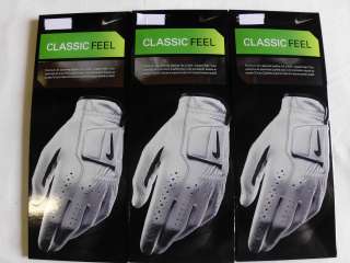 NEW 2012 Nike Classic Feel Golf Gloves, PICK A SIZE, ALL Cabretta 