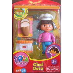   the Explorer   Playsets   Say It Dora Chef Figure Set: Toys & Games