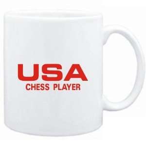  Mug White  USA Chess Player / ATHLETIC AMERICA  Sports 