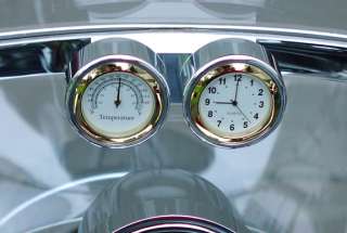 Honda valkyrie motorcycle windshield clock thermometer #2