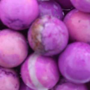 Purple Coral Agate  Round Plain   12mm Diameter, No Grade   Sold by 