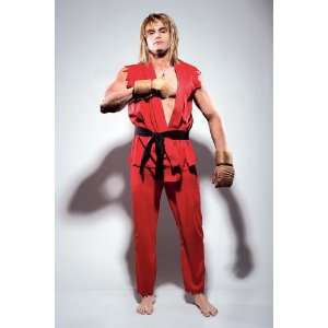  Street Fighter Ken Adult Costume Size Medium Everything 