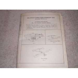   , operating and parts ID sp 1010 oliver farm equipment co. Books