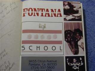 1991 Fontana High School Yearbook Travis Barker Bin 20  