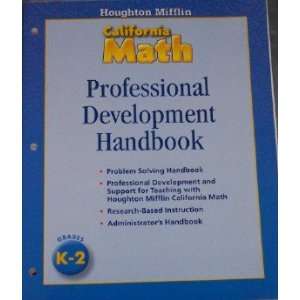  Professional Development Handbook for Grades K 2 