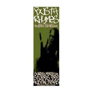 BUSTA RHYMES   Limited Edition Concert Poster   by Jared Connor 