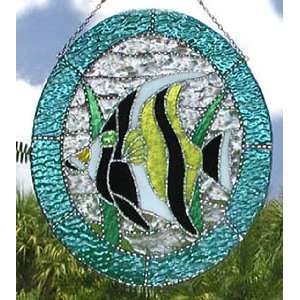   Idol Tropical Fish Stained Glass Suncatcher Design