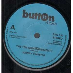 TEN COMMANDMENTS 7 INCH (7 VINYL 45) UK BUTTON 1980