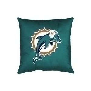  Miami Dolphins Decorative Toss Pillow (Locker Room Series 
