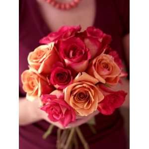 Two Dozen Assorted Roses:  Grocery & Gourmet Food