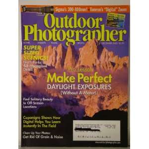    Outdoor Photographer December 2003 Outdoor Photographer Books