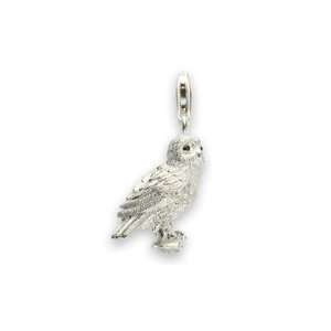   My Lucky Charms   Owl Hedwig Solid 3D Sterling Silver Charms: Jewelry