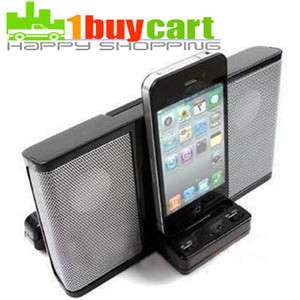 Brand New Dock Station Speaker for iPod Touch iPhone Black X2  