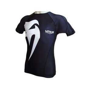  Giant Rashguard 100 BLACK Short Sleeve by Venum Sports 