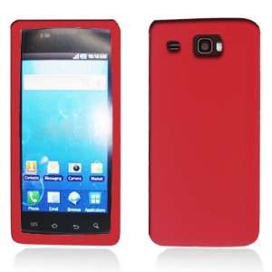  For Sprint Samsung I677 Focus Flash Accessory   Red Skin Soft Case 