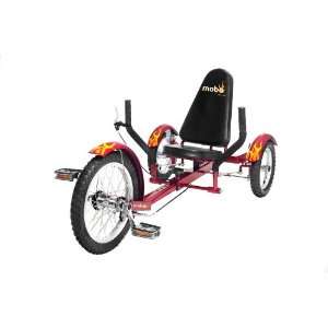 Mobo Triton (Red) Ultimate Three Wheeled Cruiser:  Sports 