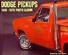 Dodge Pickups 1939 1978 Photo Album, , Good Book