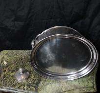 Silver Plate Wine Champagne Cooler Bucket  