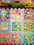 Disney Fairies Tinker Bell Foam Mat Puzzle 9 Pieces 9 x 9