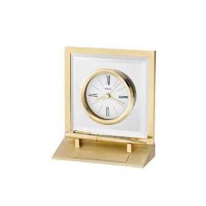   Allure Executive Clock w/ Pen & Engraving plate Gold: Home & Kitchen