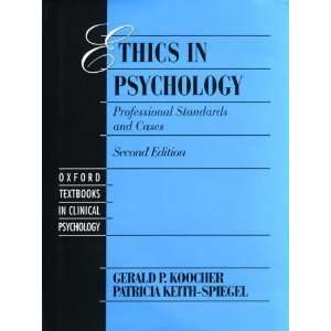  Ethics in Psychology Professional Standards and Cases 