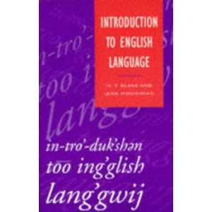  Introduction to English Language (Studies in English Language 