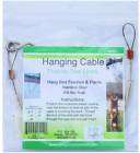 NEW! 12 COATED CABLE TO HANG BIRD FEEDERS, PLANTS!