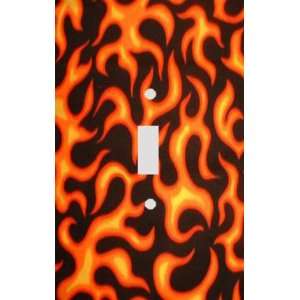  Orange Flames Decorative Switchplate Cover
