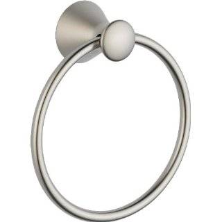  Delta Lahara 73846 PT Towel Ring, Aged Pewter: Home 