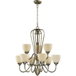 Powell Family 29 Mystic Silver Chandelier 6008 9 58