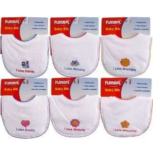  Icons Embroidery Baby Bib Baby