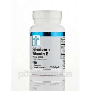  Douglas Laboratories Selenium + Vit E 90 Softgels Health 