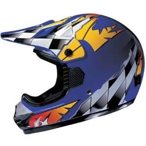  Max 606 AY Deep Blue Motocross Helmet from VCAN 