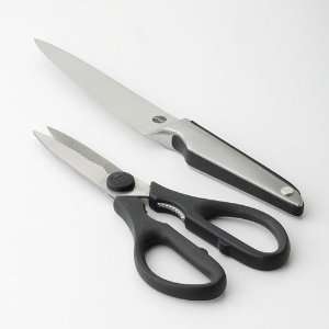  Food Network Utility Knife and Shears Set Kitchen 