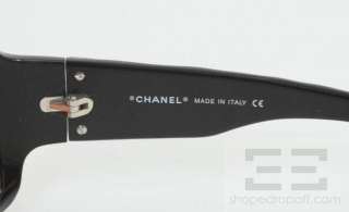 Chanel Black Large Square Frame & Orange Tinted Sunglasses 5061  