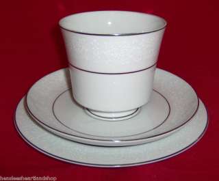 International Silver Co Cup Saucer Bread & Butter Plate Set Wakefield 