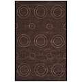 Hand tufted Dynasty Brown Area Rug (4 x 6) Today $93 