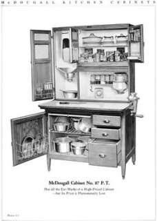 1914 McDougall Kitchen Cabinet Catalog with ad Hoosier  