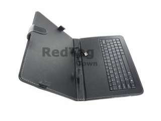 Leather Case Cover Stand w/USB Keyboard For Acer A500  