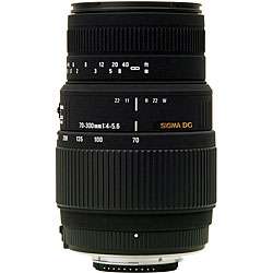 Sigma 70 300mm F4 5.6 DG Macro Nikon Camera Lens  