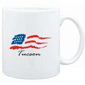    Mug White  Tucson   US Flag  Usa Cities