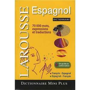  Mini dictionnaire francais espagnol, espagnol francais 