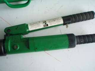 GREENLEE 44999 UTILITY DIELESS HYDRAULIC CRIMPER CRIMPING TOOL 1000 