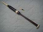 BAGPIPE PRACTICE CHANTER ROSE WOOD Imm Ivory Mounts 2 Practice Reeds